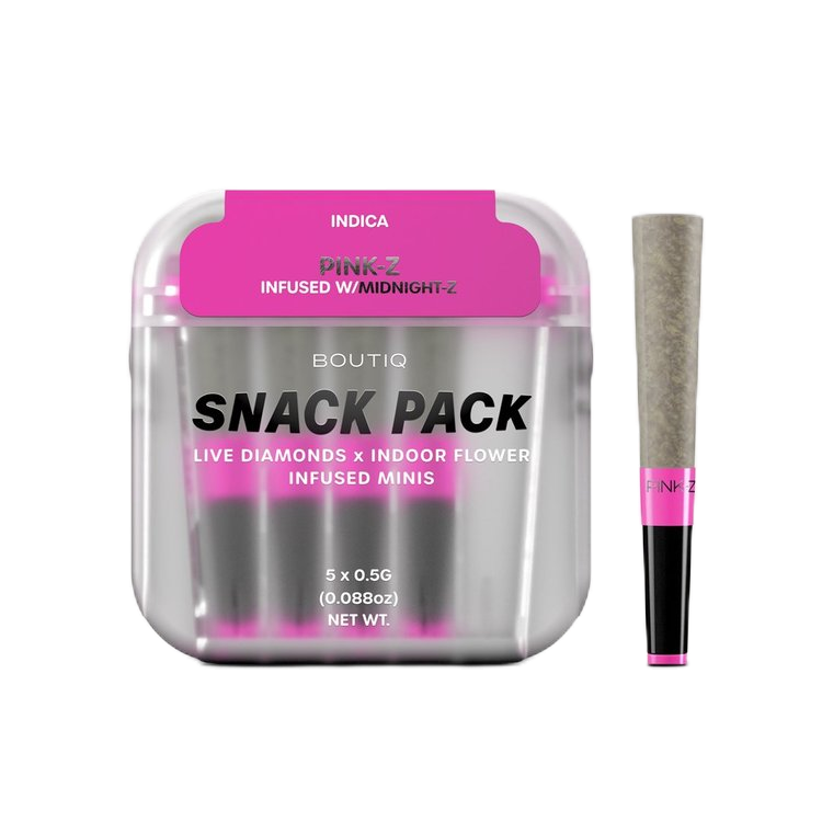 Boutiq Live Diamonds x Indoor Flower THCa Mini Prerolls / Pink z -Indica